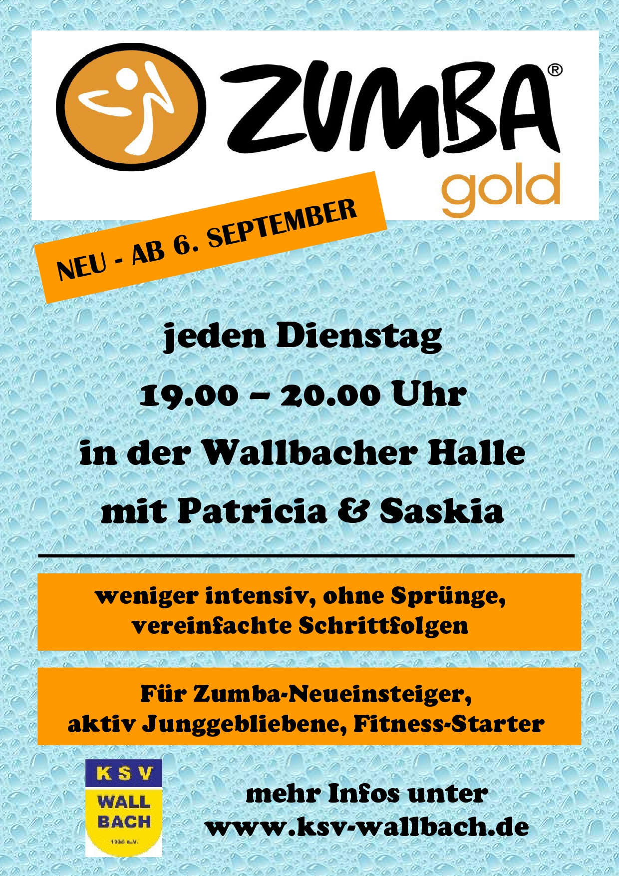 zumba gold flyer